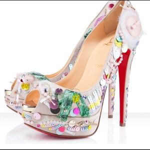 Christian Louboutin makeup trash